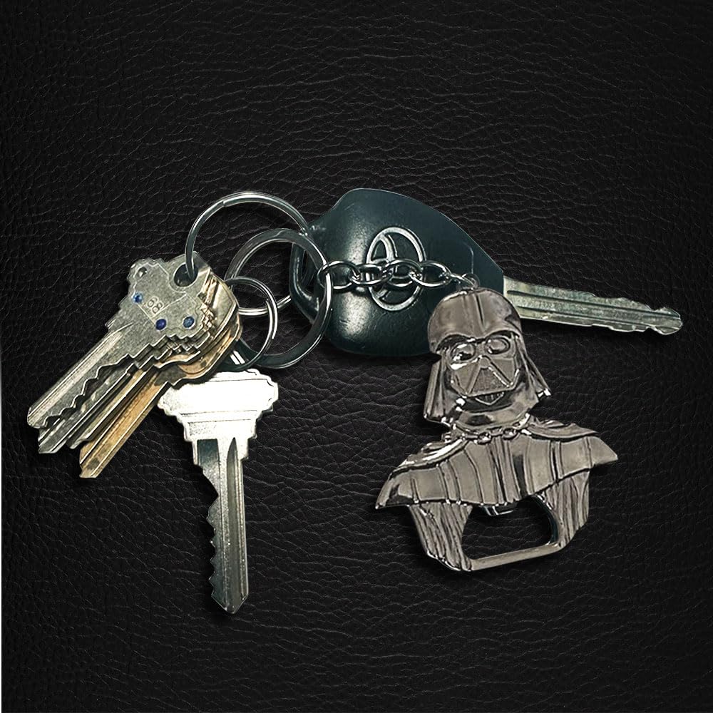 Star Wars Darth Vader design metal keychain and bottle opener