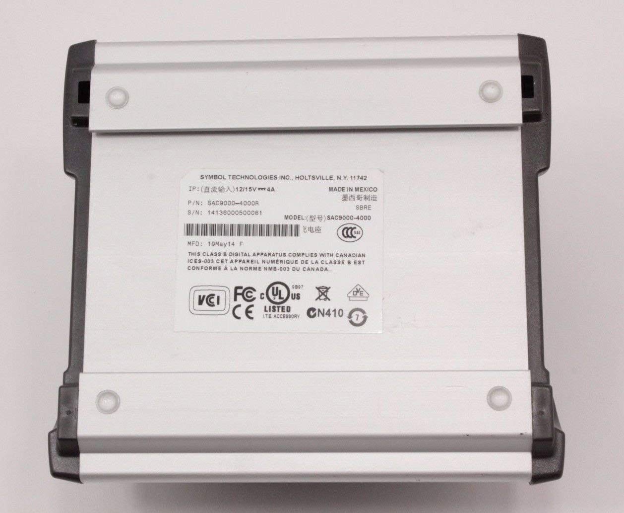 SAC9000-4000R 4-Bay spare battery charging cradle