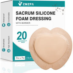 Sacral Foam Dressing 7x7 border for bedsore care
