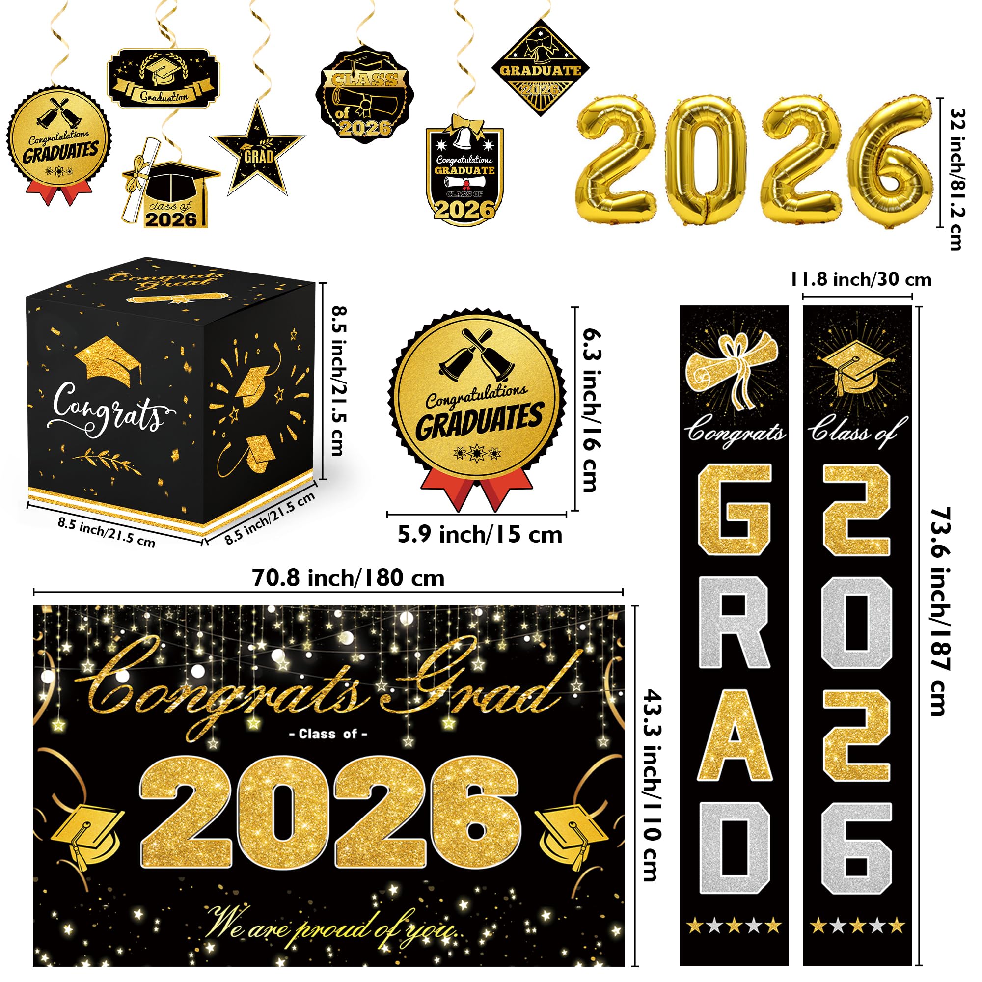 Sadoup Graduation Decorations 2026 tablecloth