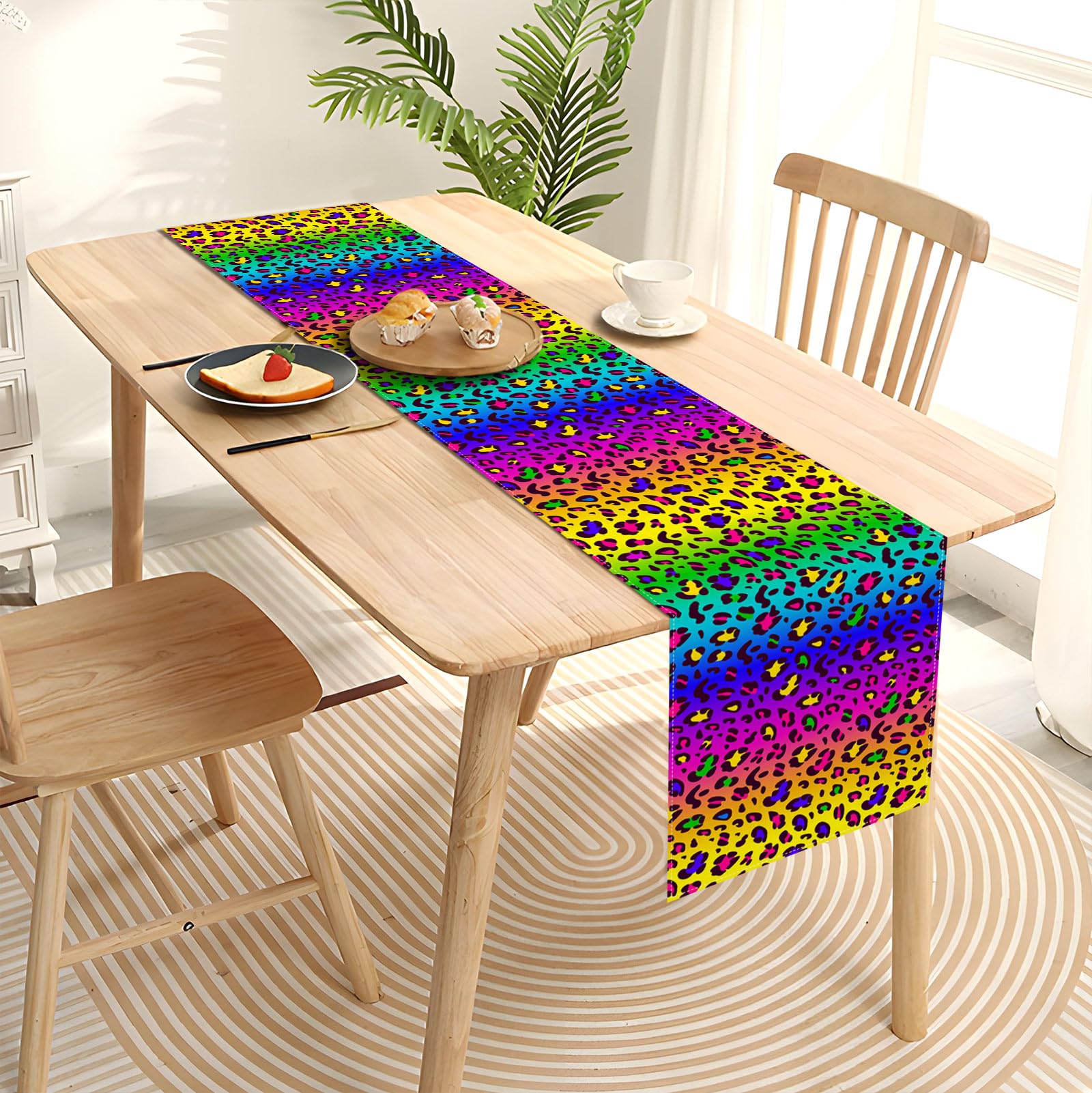 Lightweight table runner easy to carry for gatherings