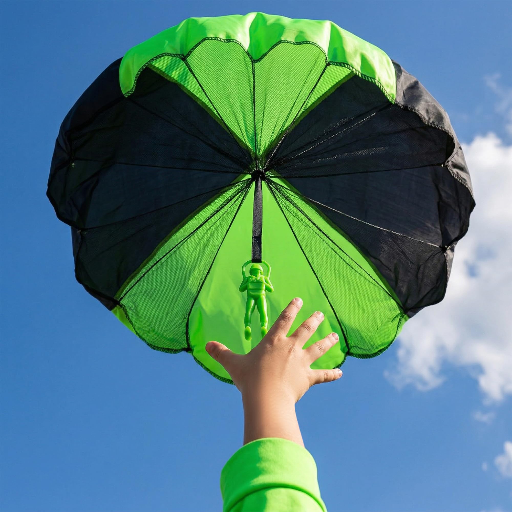 Kids outdoor parachute toy Yeeeasy set of four