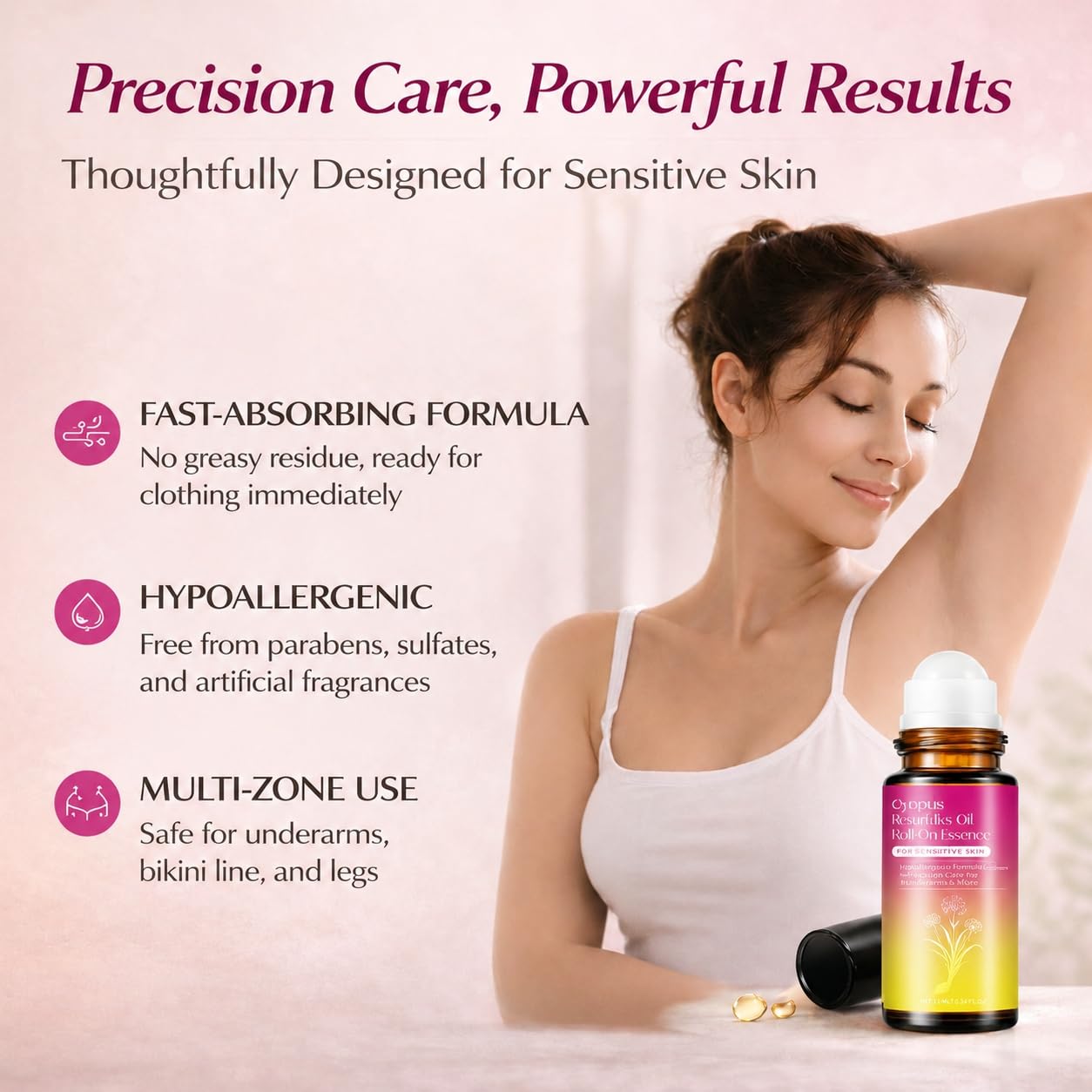 Gentle non-greasy skin nourishing oil