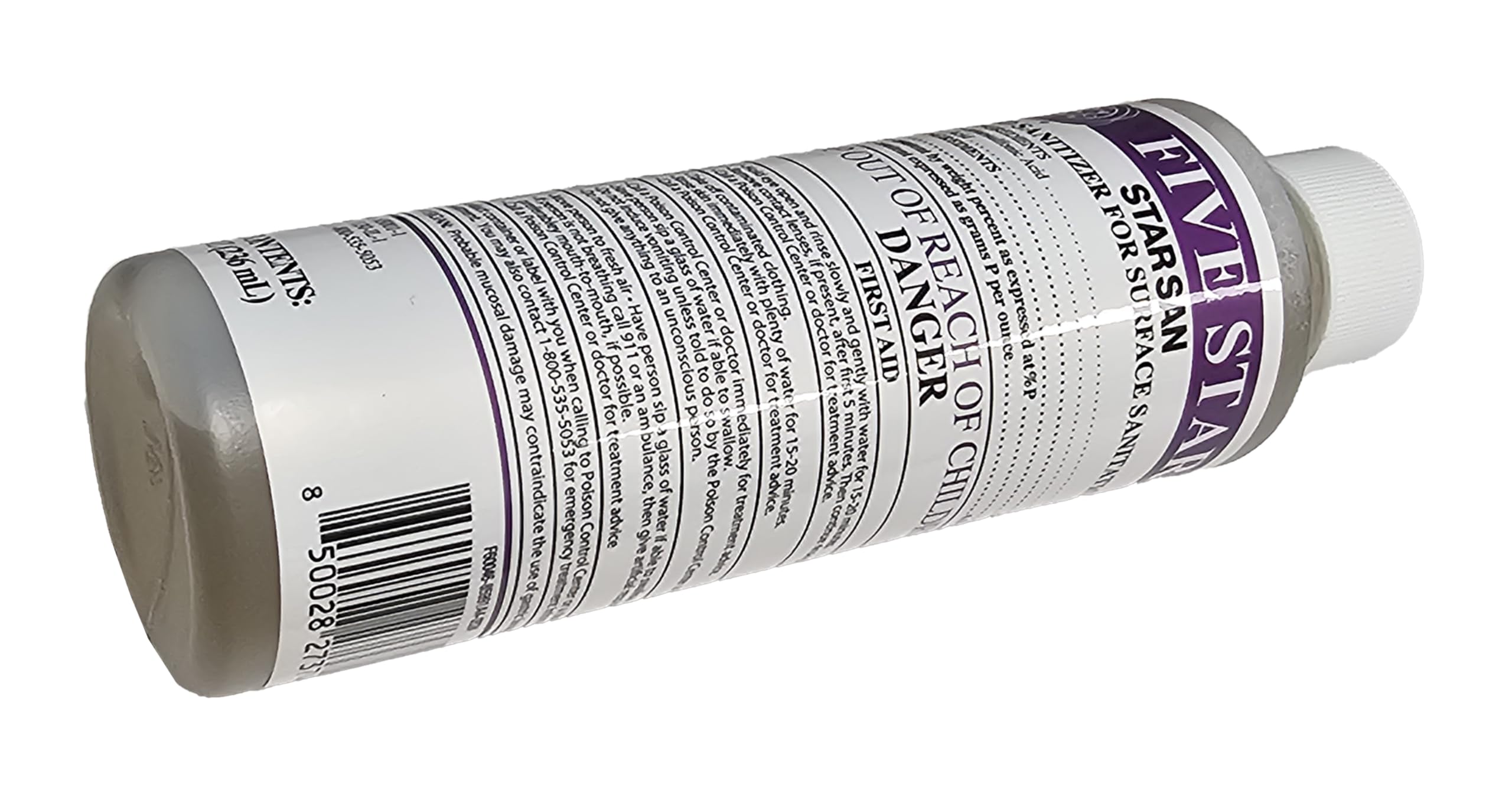 Safe on most materials Star San sanitizer