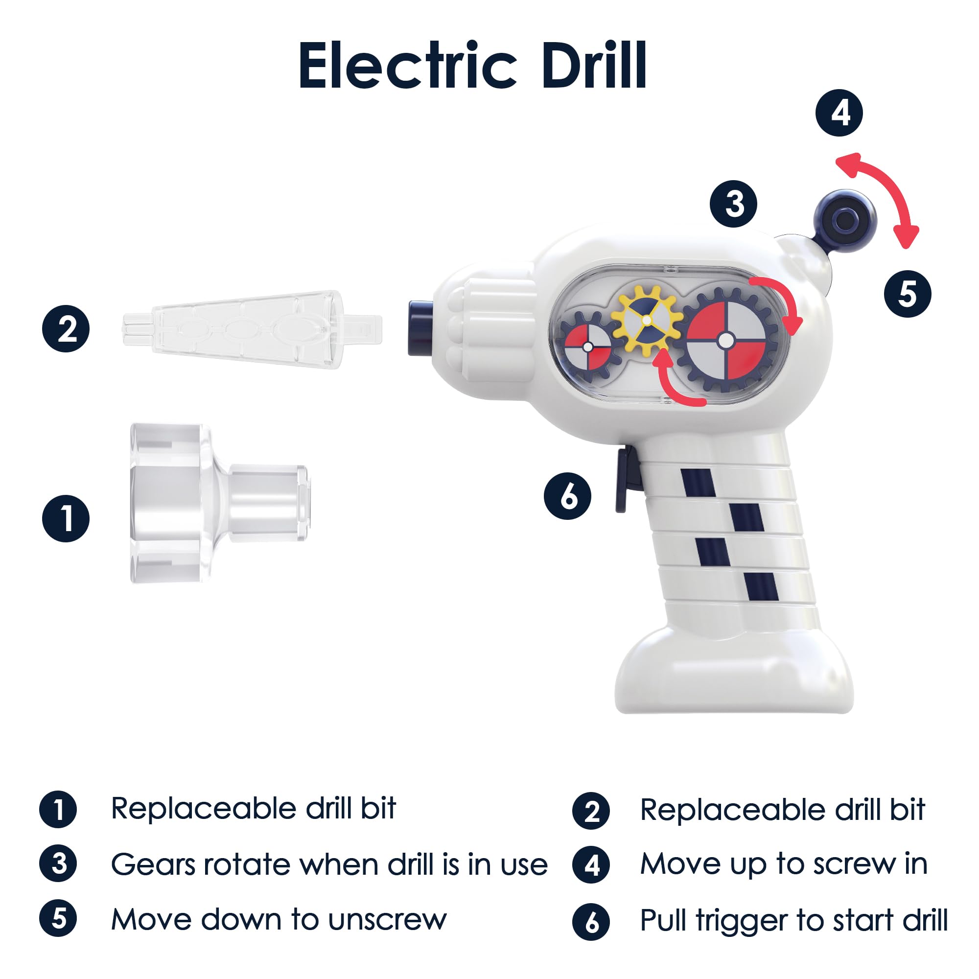 Space exploration toy packaging and components