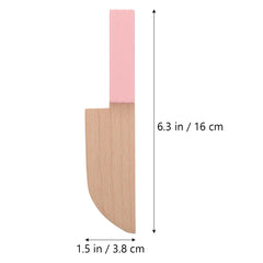 Colorful handle toy knives for Hemoton kids kitchen play