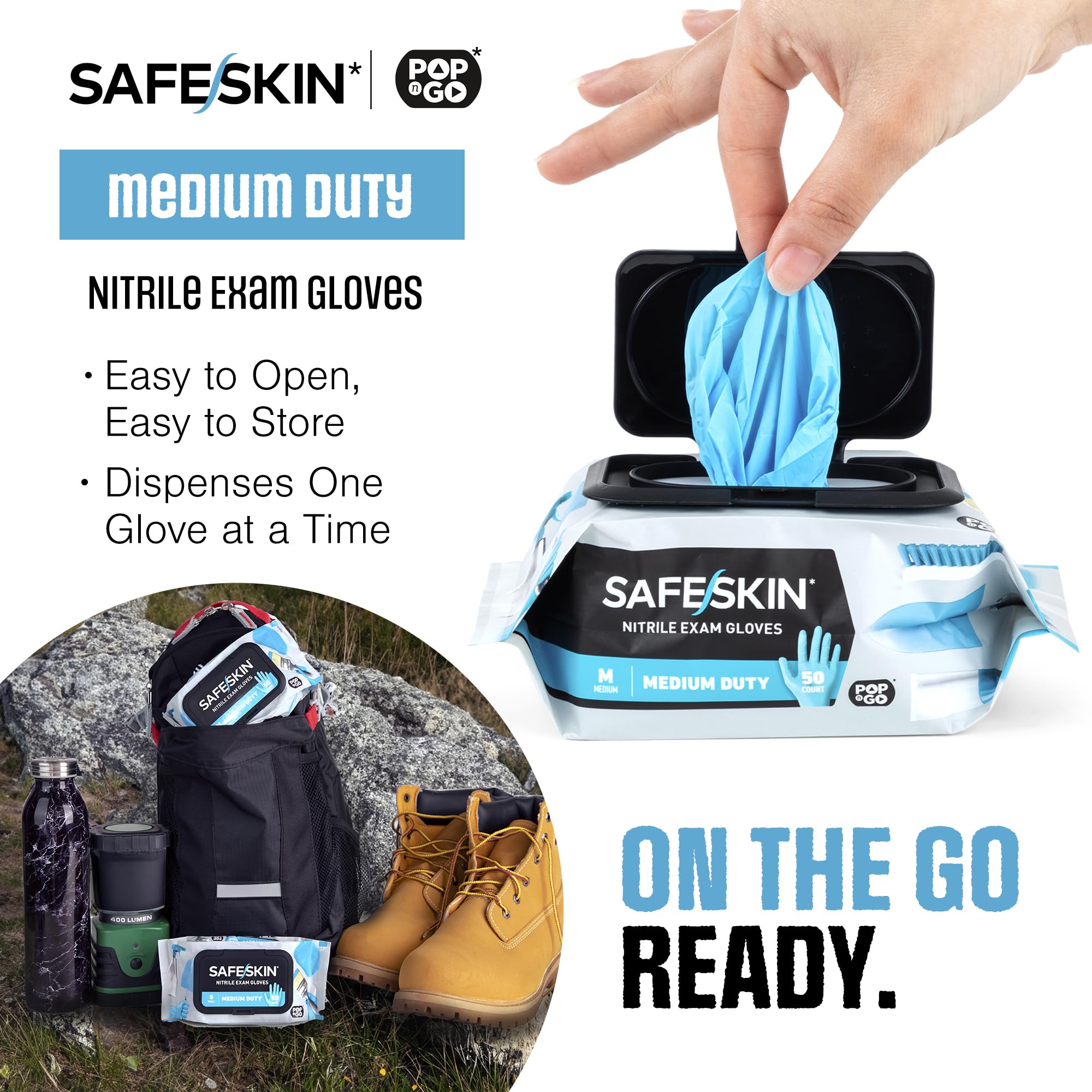 Medium size nitrile gloves suitable for gardening and crafting tasks