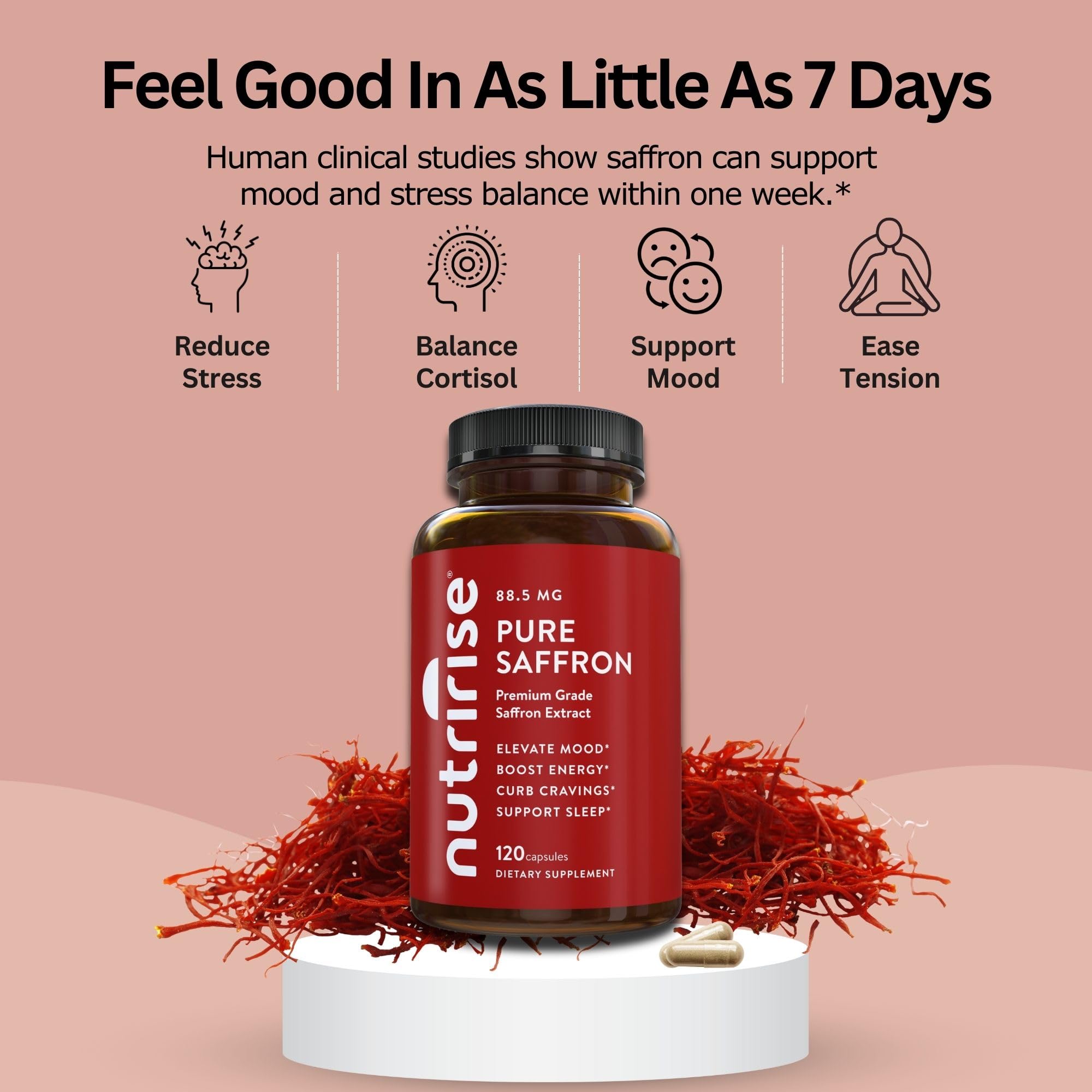 Mood support saffron supplement by NutriRise