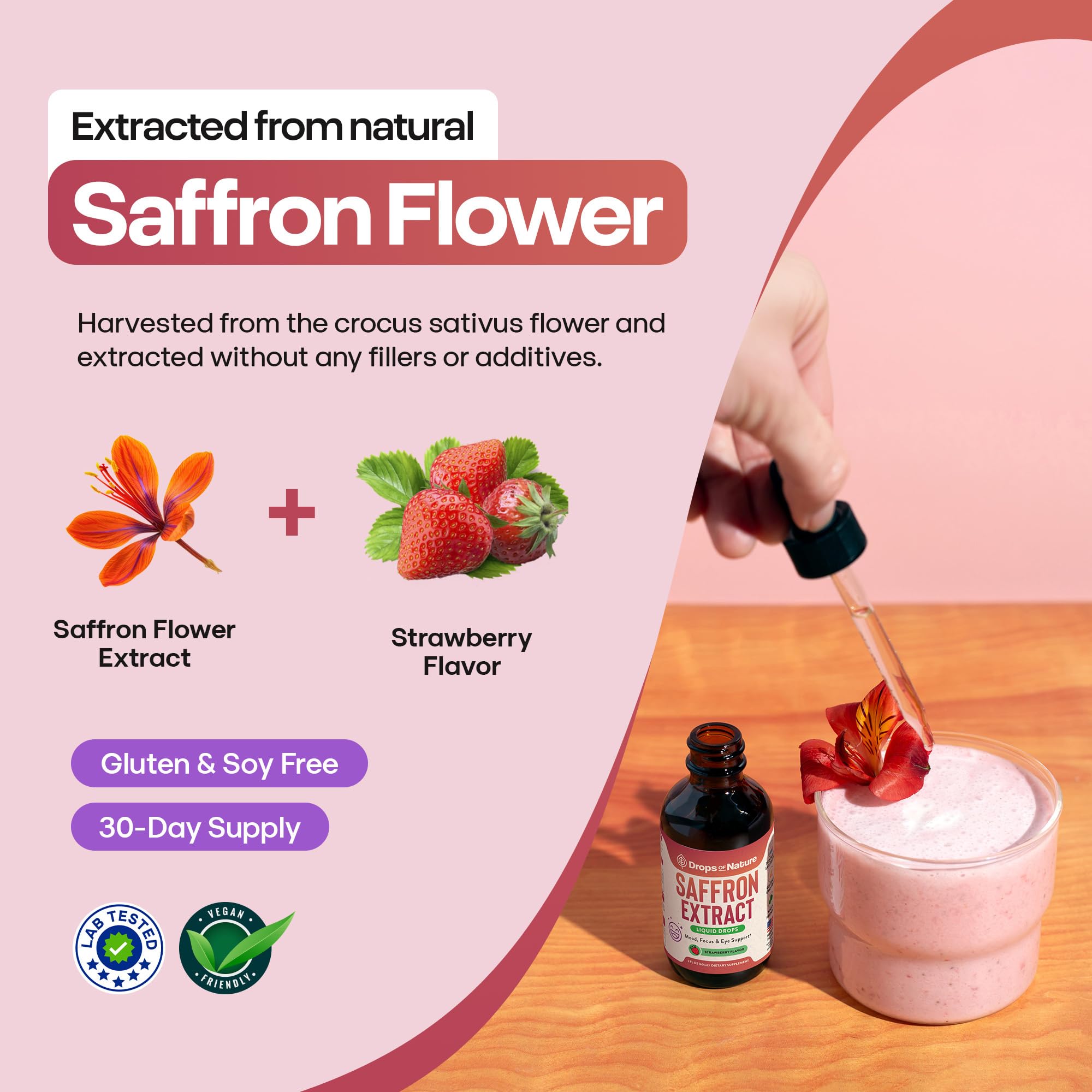 60ml saffron drops bottle packaging