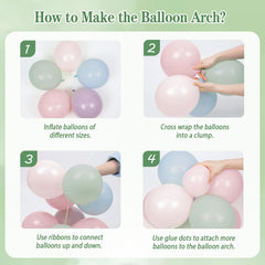 Sage green balloons 18inch size