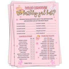 sahjzk birthday games A09 25 pcs cards