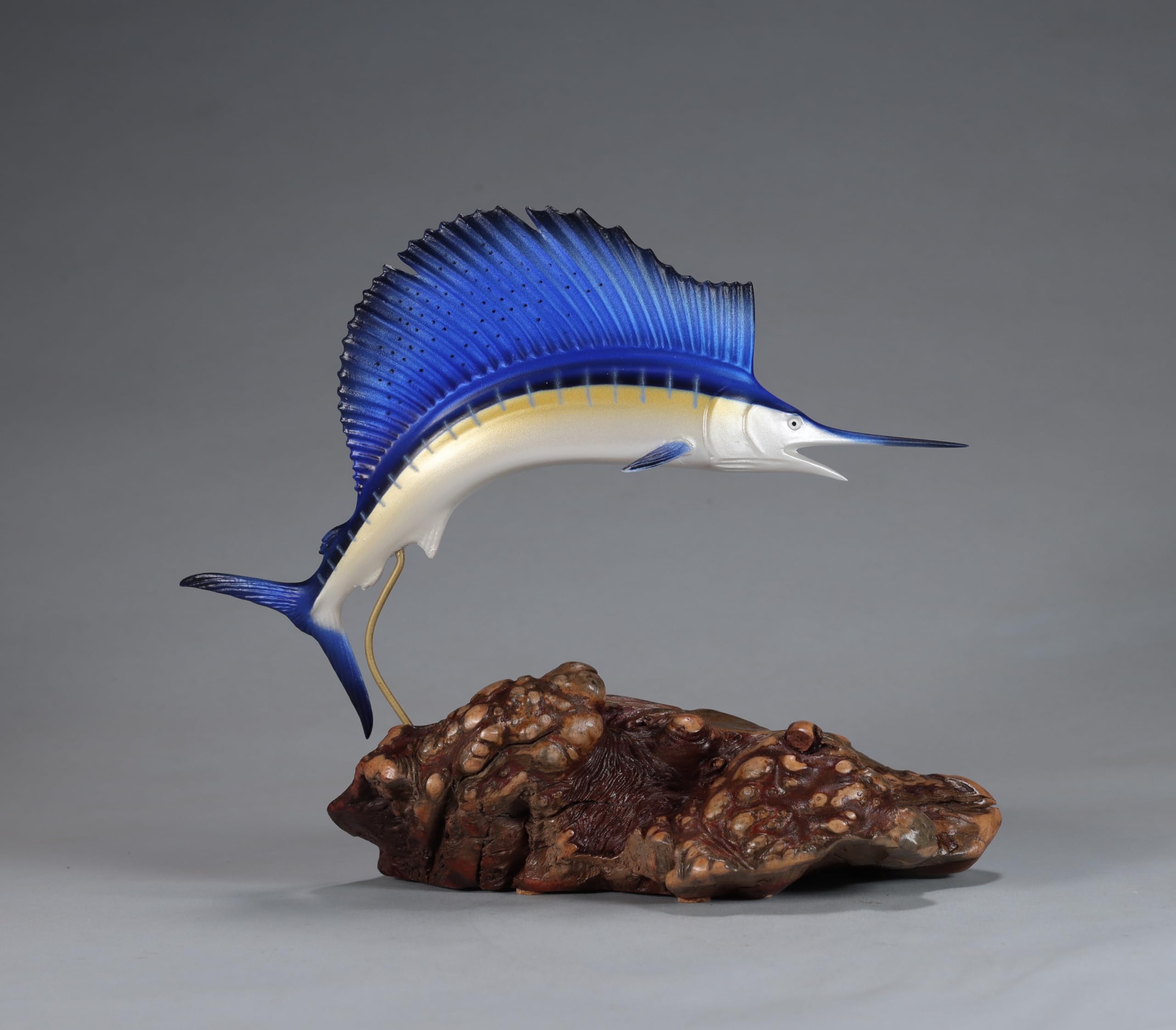 Handmade in the USA Sailfish sculpture John Perry Studio