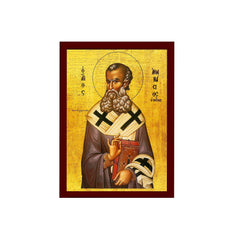 Saint Athanasius Icon of Alexandria Greek handmade Orthodox icon alt