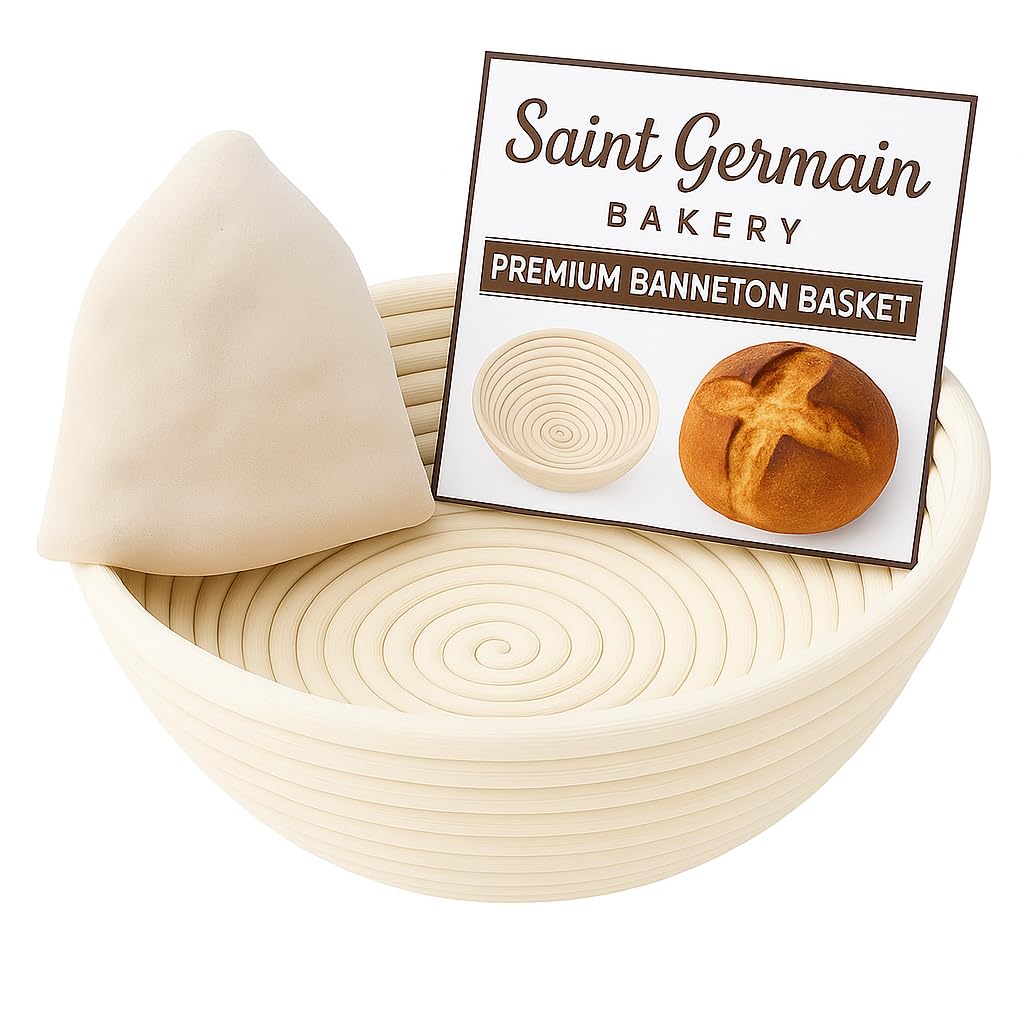 Saint Germain Bakery Premium Round Banneton Basket