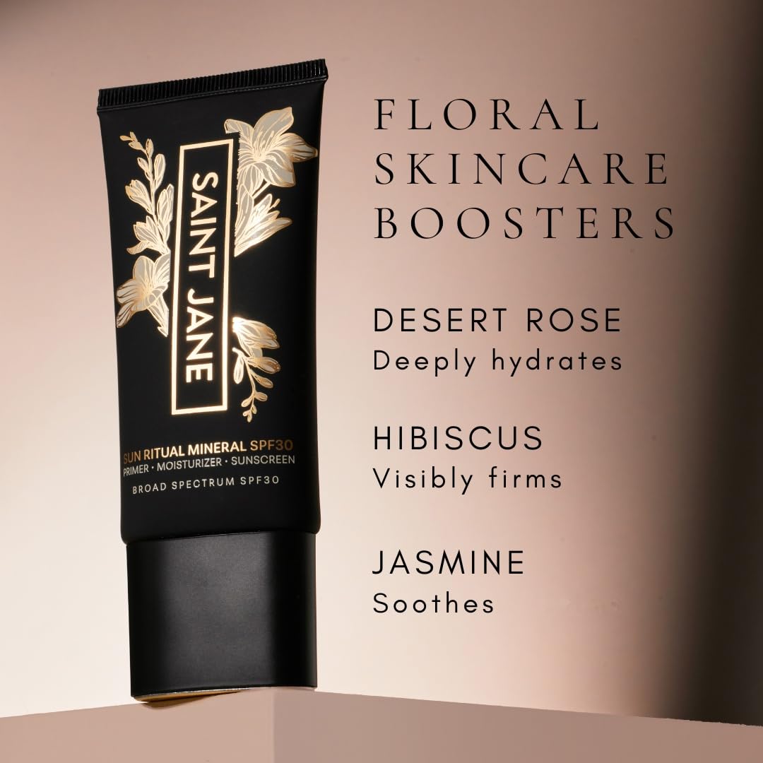 saint-jane vegan fragrance free spf 30 sunscreen