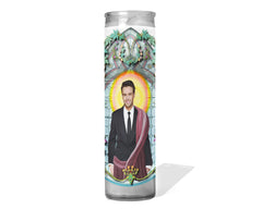 Saint Liam Payne Celebrity Prayer Candle unscented 8 inch Glass Votive