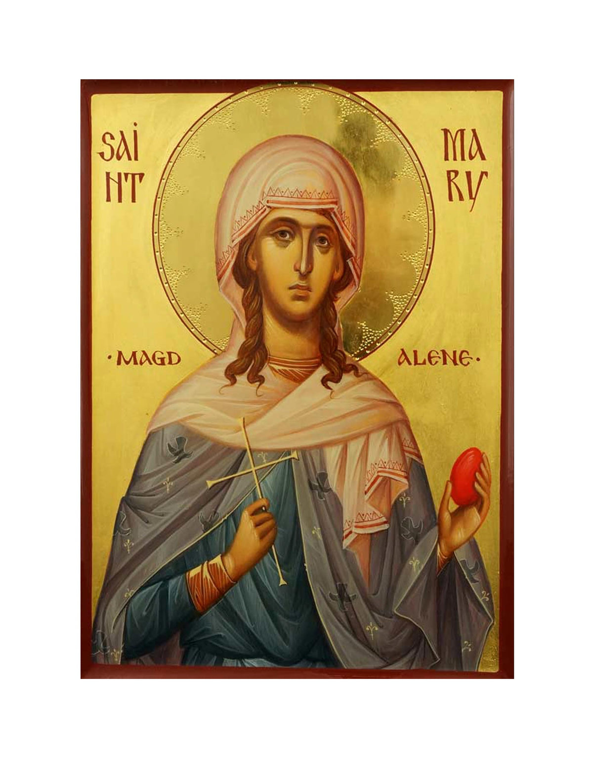 Saint Mary Magdalene icon canvas print gallery wrap