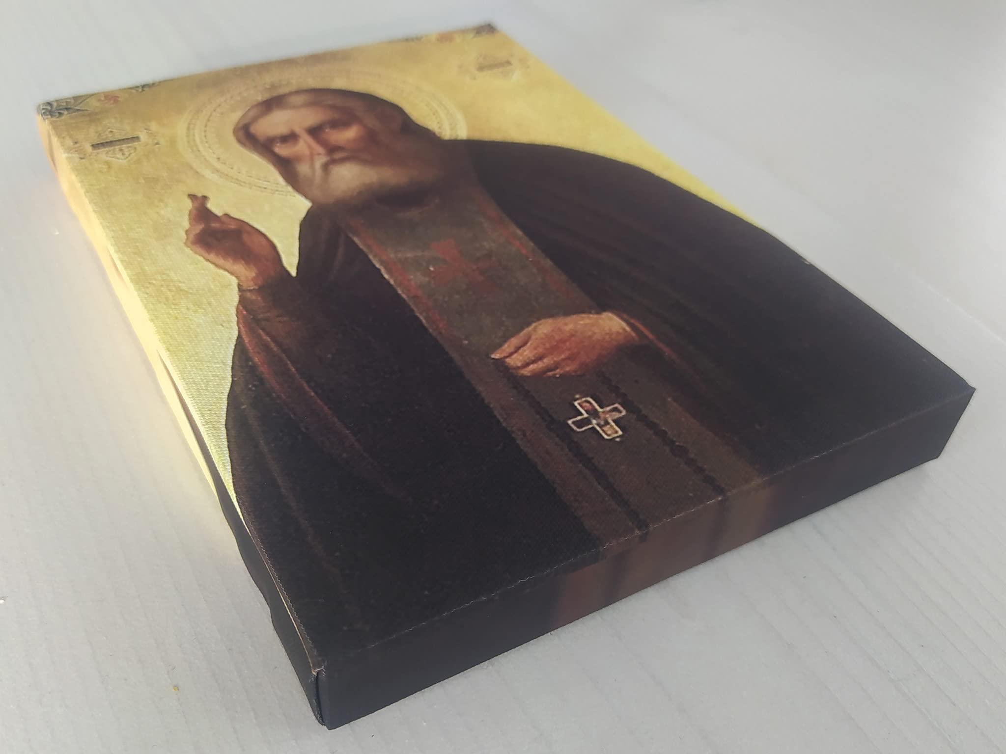 Saint Seraphim icon wall art 7x5 size