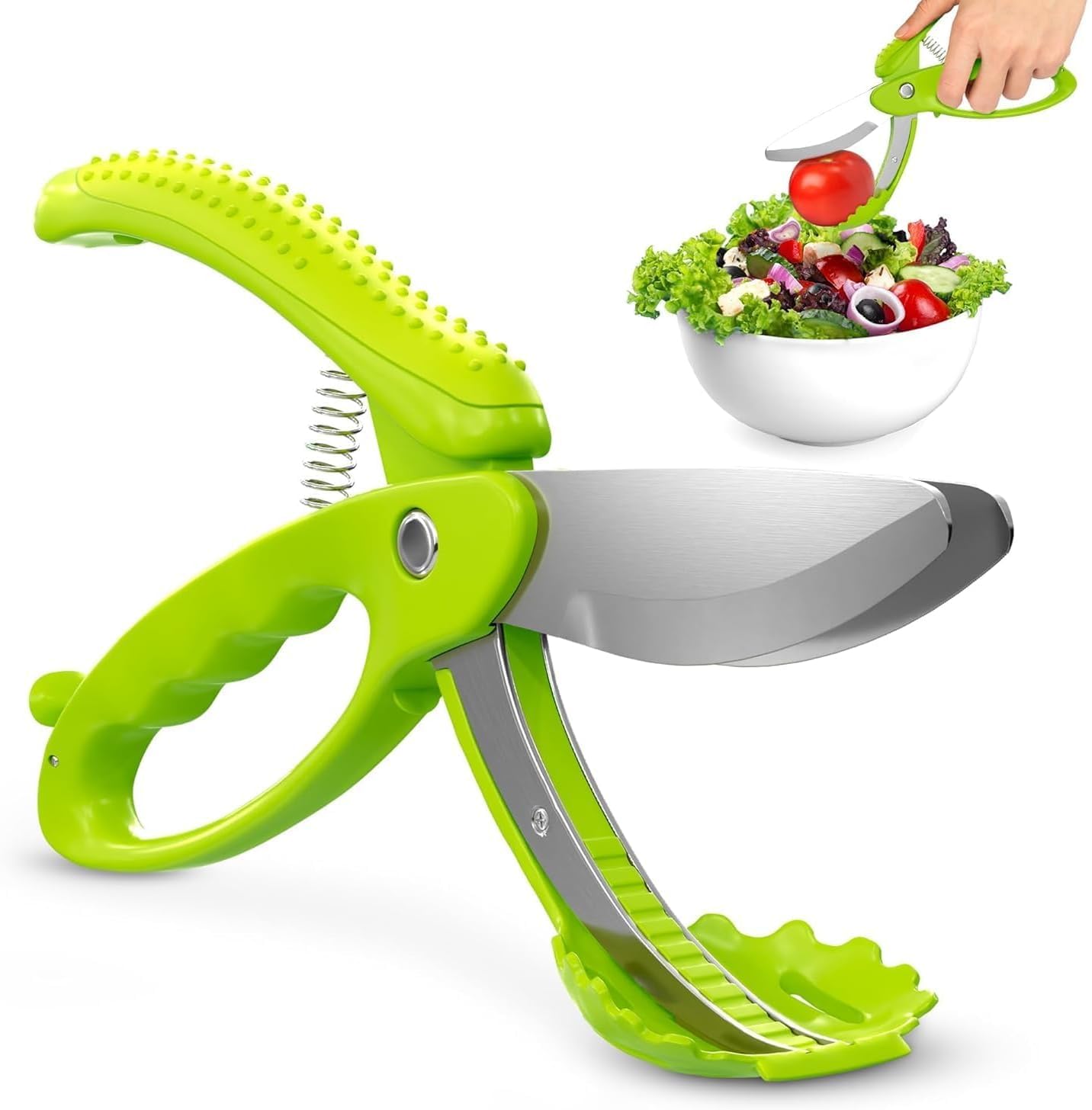 Salad Scissors two-blade model close up blades