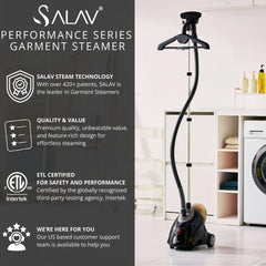 SALAV GS18-DJ steamer’s wheeled base for easy movement