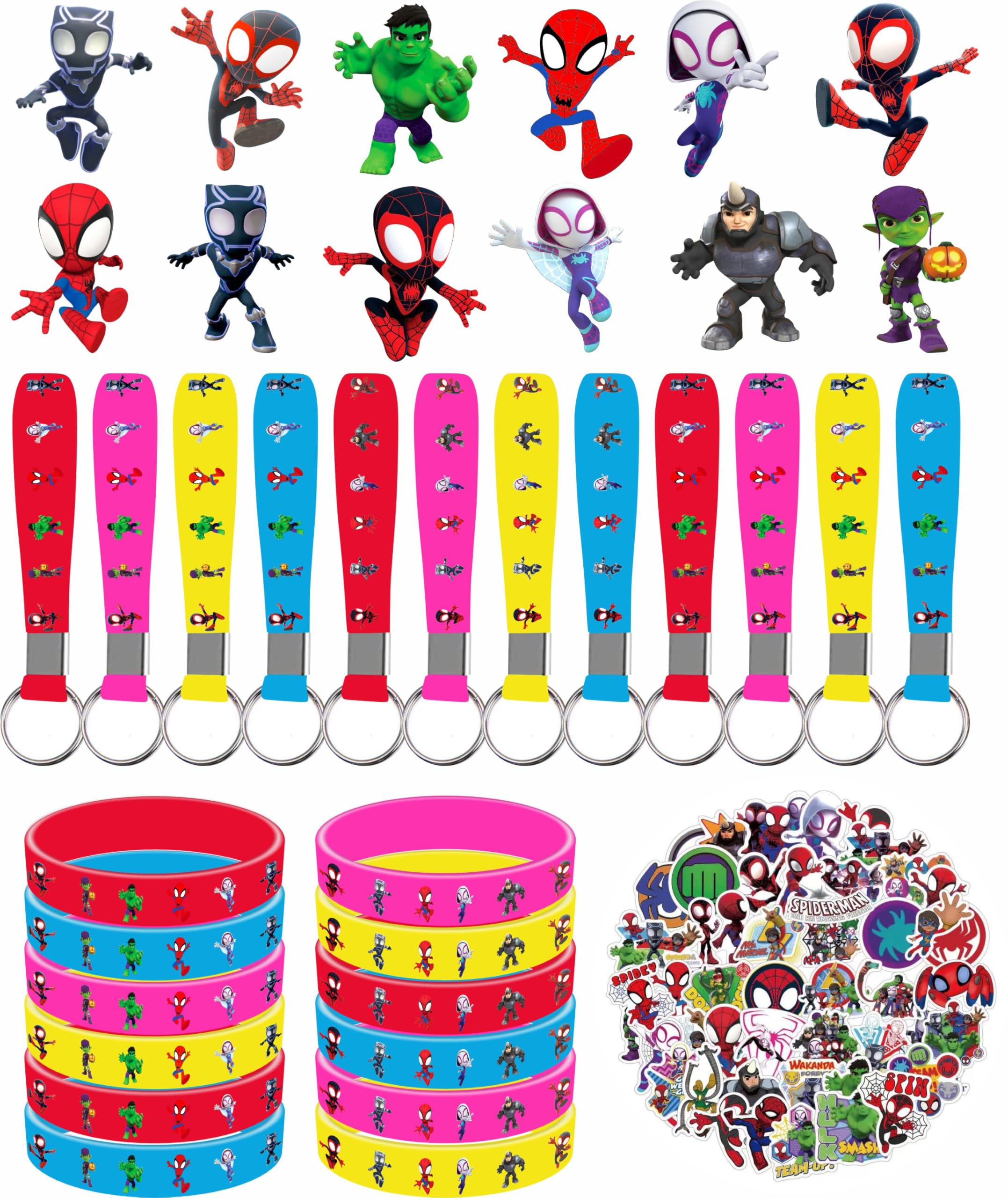 saleix spidey birthday party supplies 86Pcs gift set