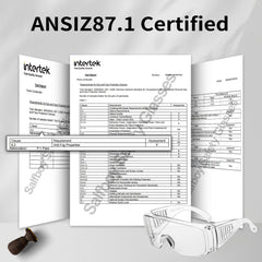 ANSI Z87.1 Salfboy safety goggles wraparound lenses