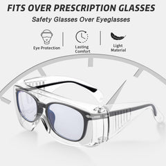 Anti fog clear lens Salfboy safety goggles
