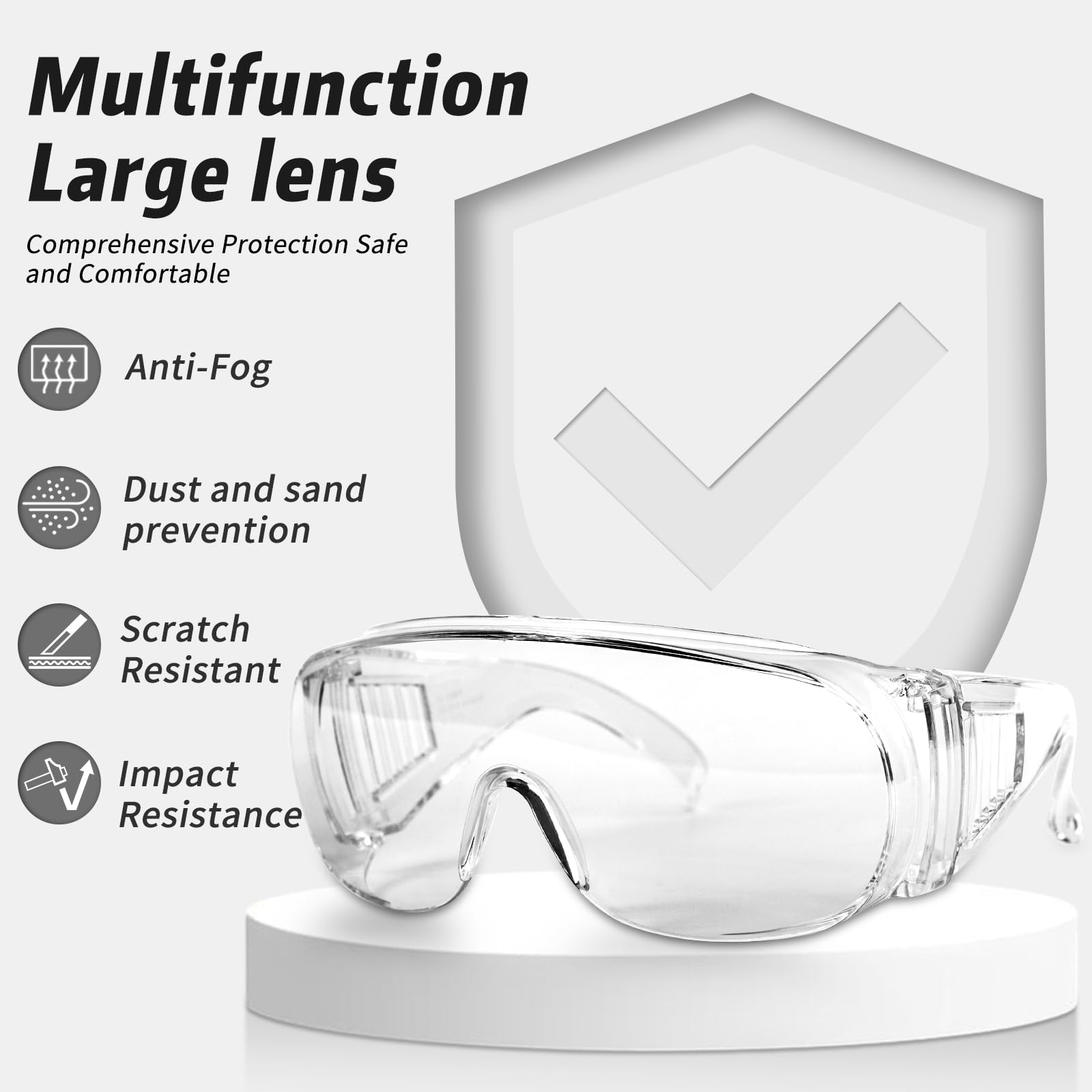 Over eyeglasses fit for prescription glasses Salfboy safety goggles