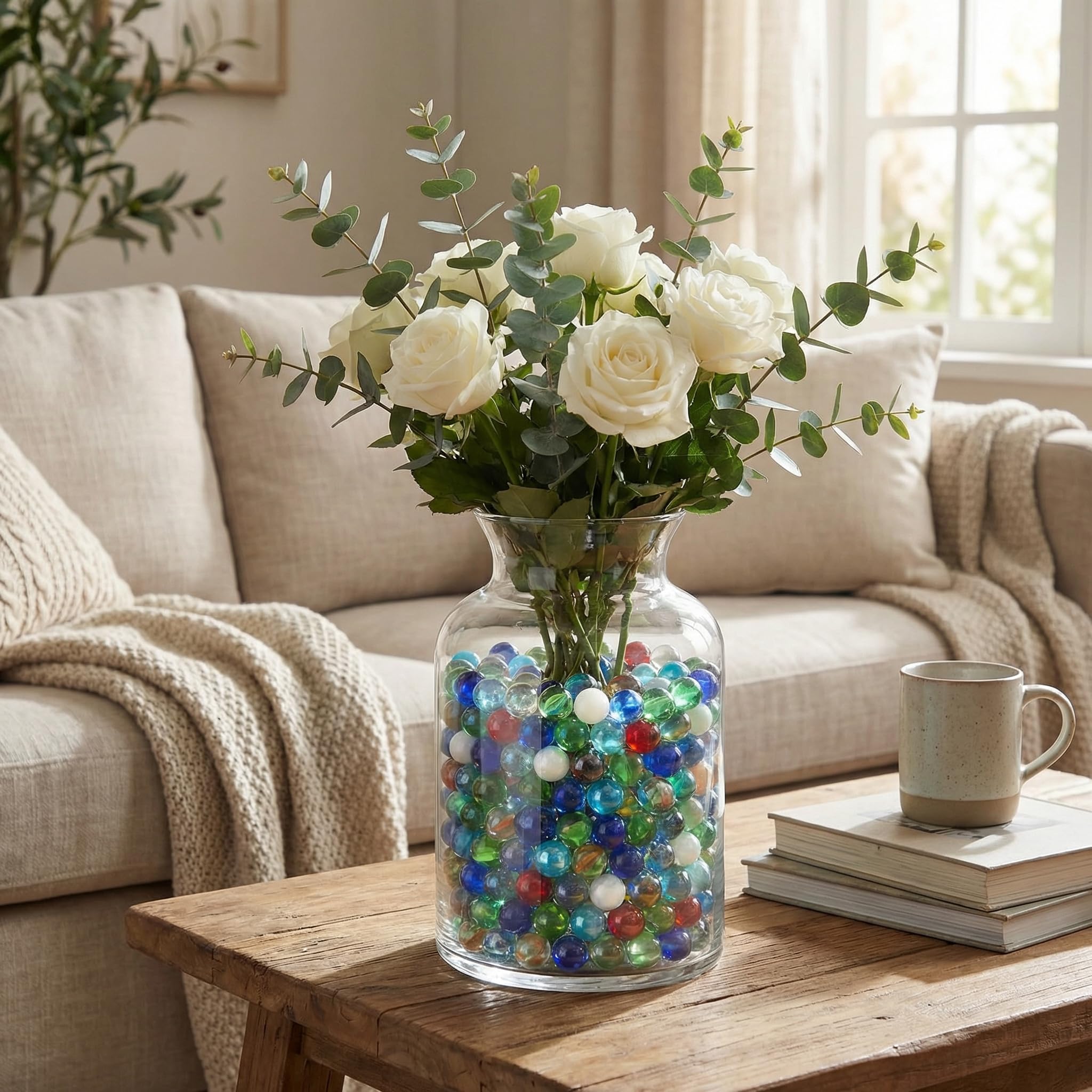 Versatile marbles for vase decor aquarium and home use