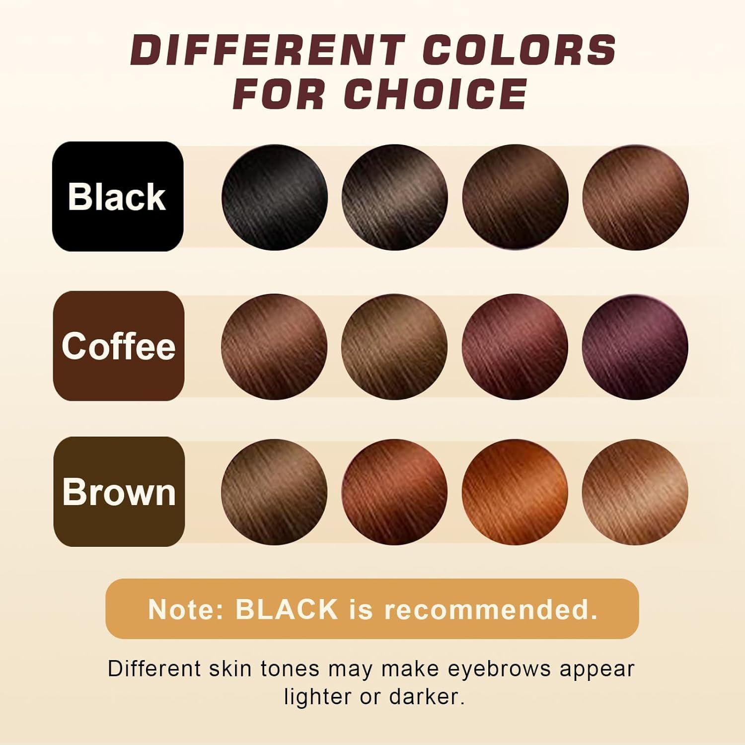 7ml color solution for lashes and brows