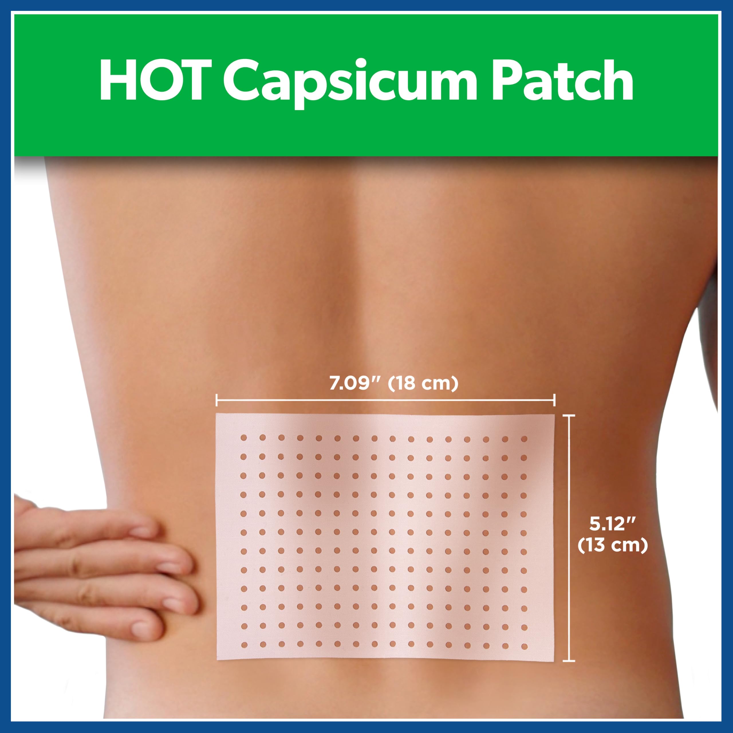 Salonpas Hot Capsicum Patch 5x7 inch size