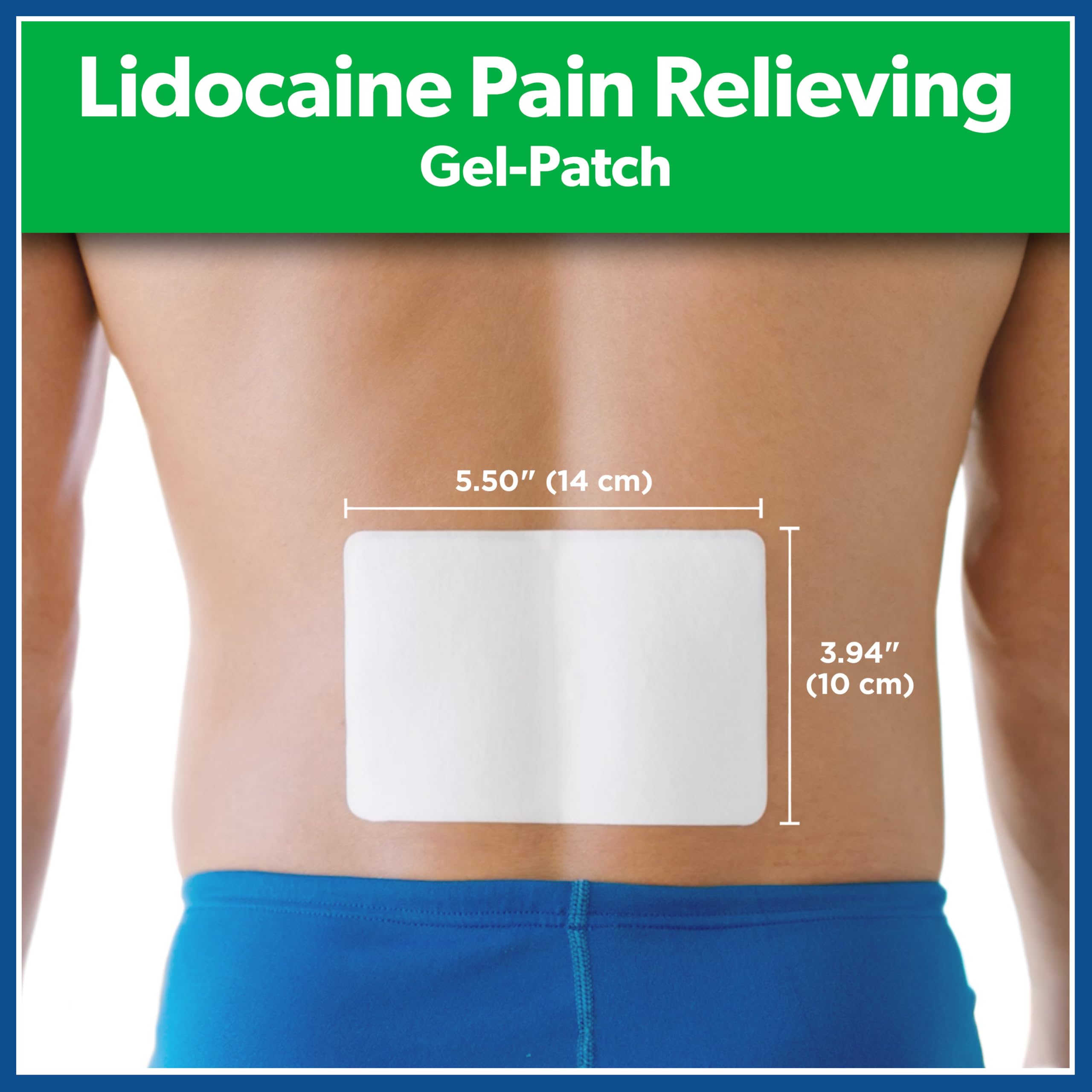 Unscented Salonpas patch with lidocaine