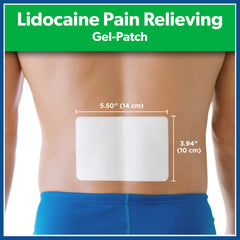 Unscented Salonpas patch with lidocaine