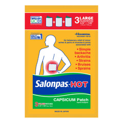 Salonpas Pain Relieving Patch 3 count pack