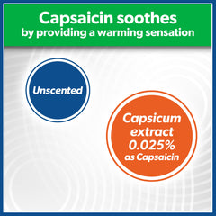 Capsaicin patch for back pain relief