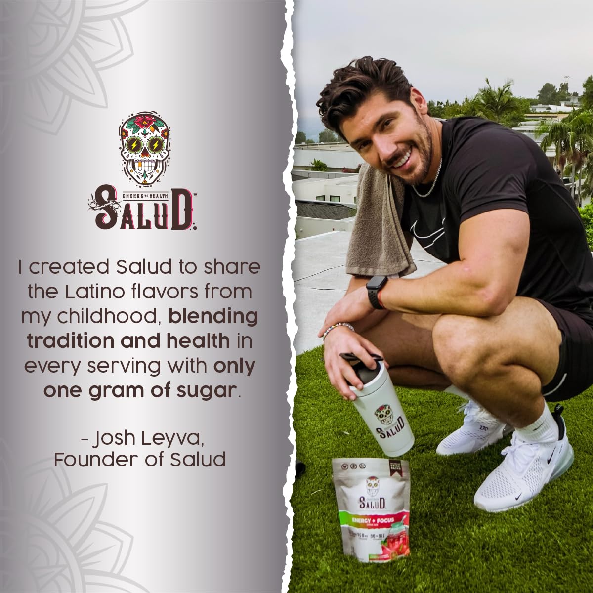 Salud vitamins B6 B12 daily value label image