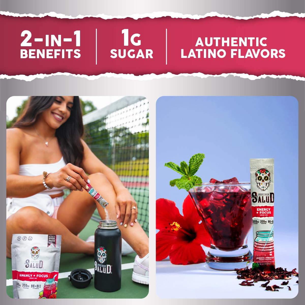 Salud energy focus stick packs serving size image