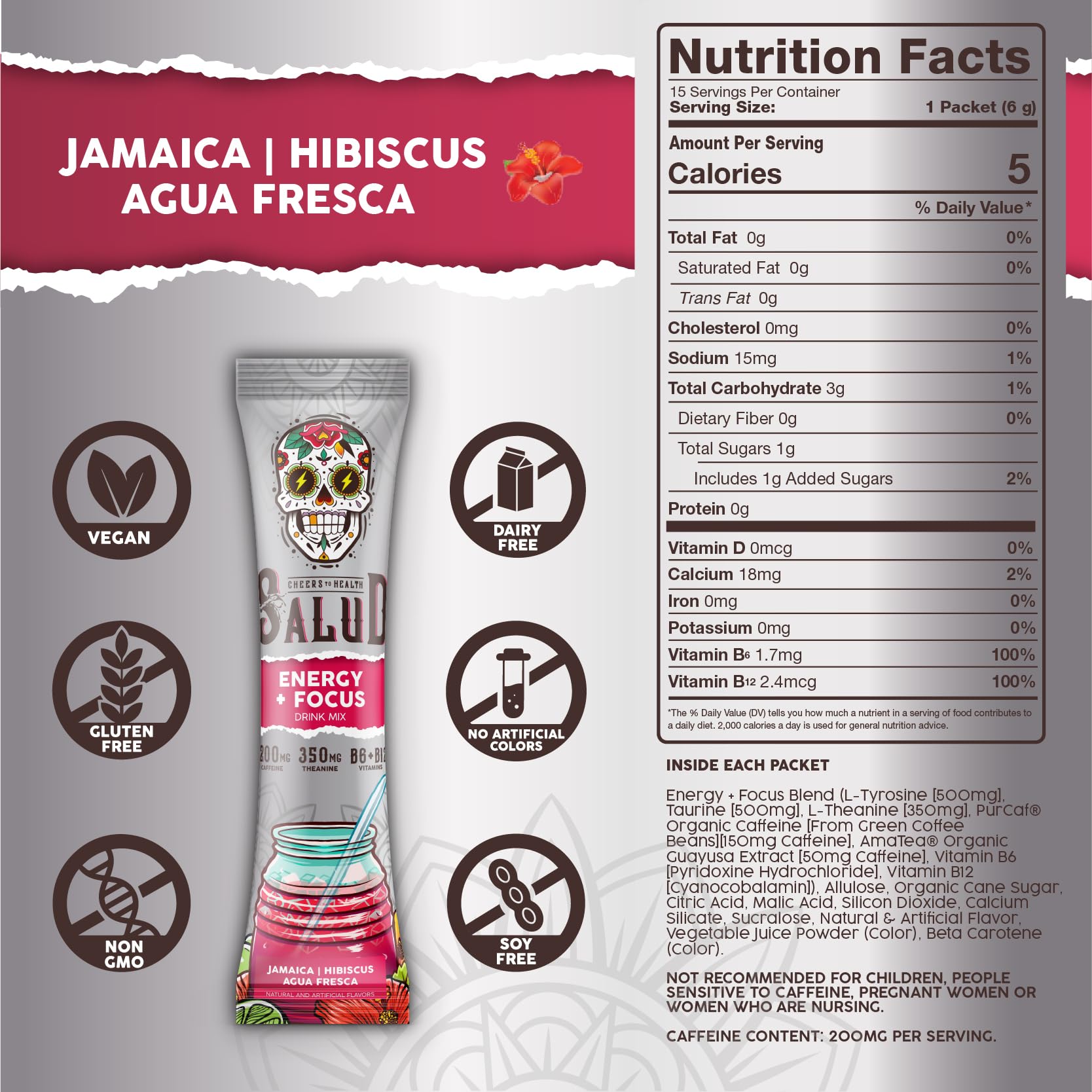 Salud hibiscus agua fresca style flavor image