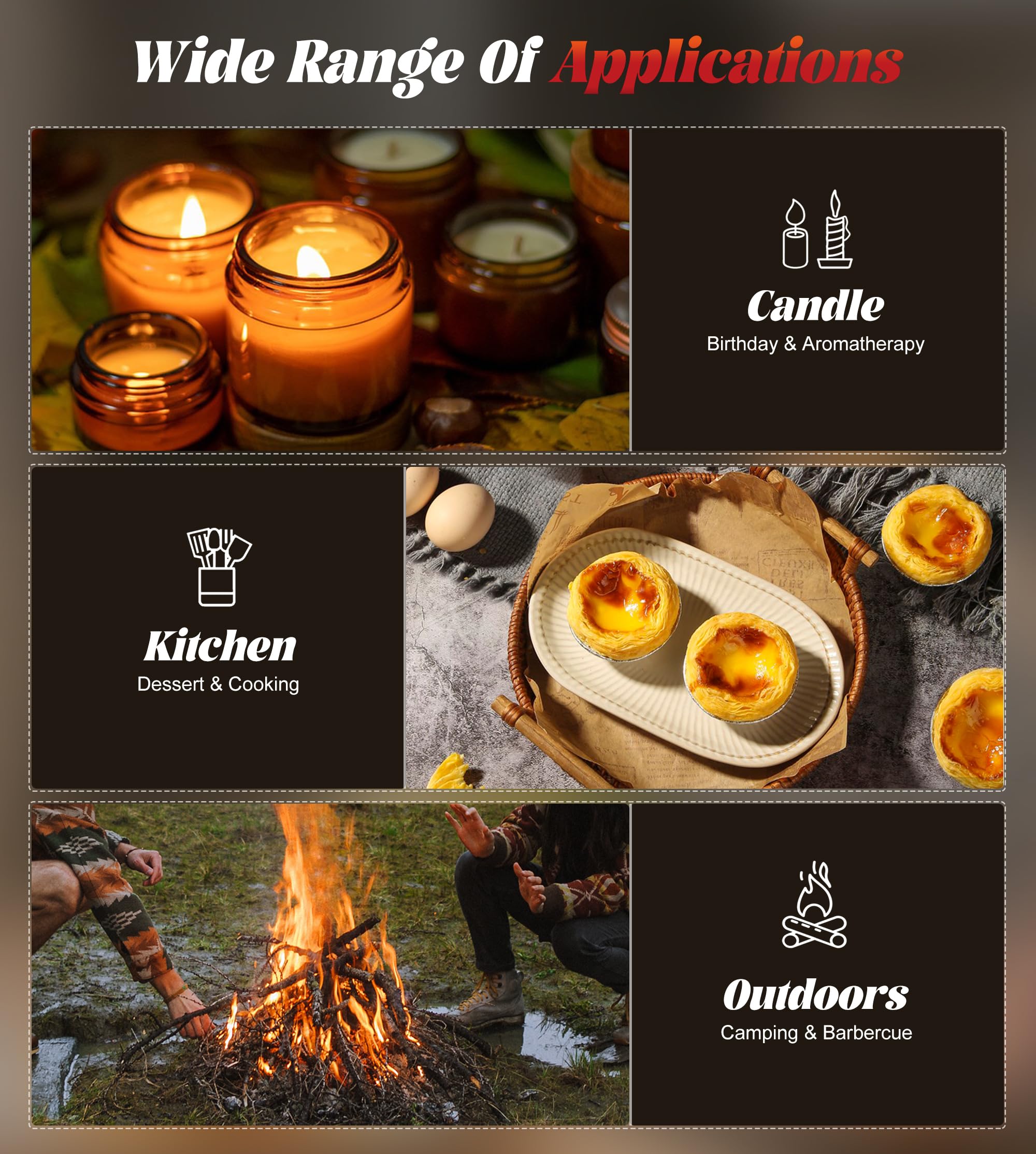 Samniu multi purpose lighter for grill candle camping