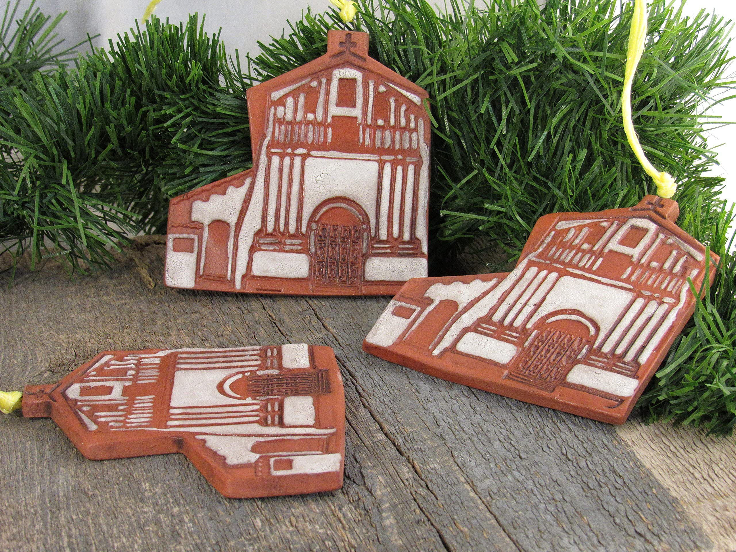 3 1/2 inch terra-cotta ornament San Francisco de Asis