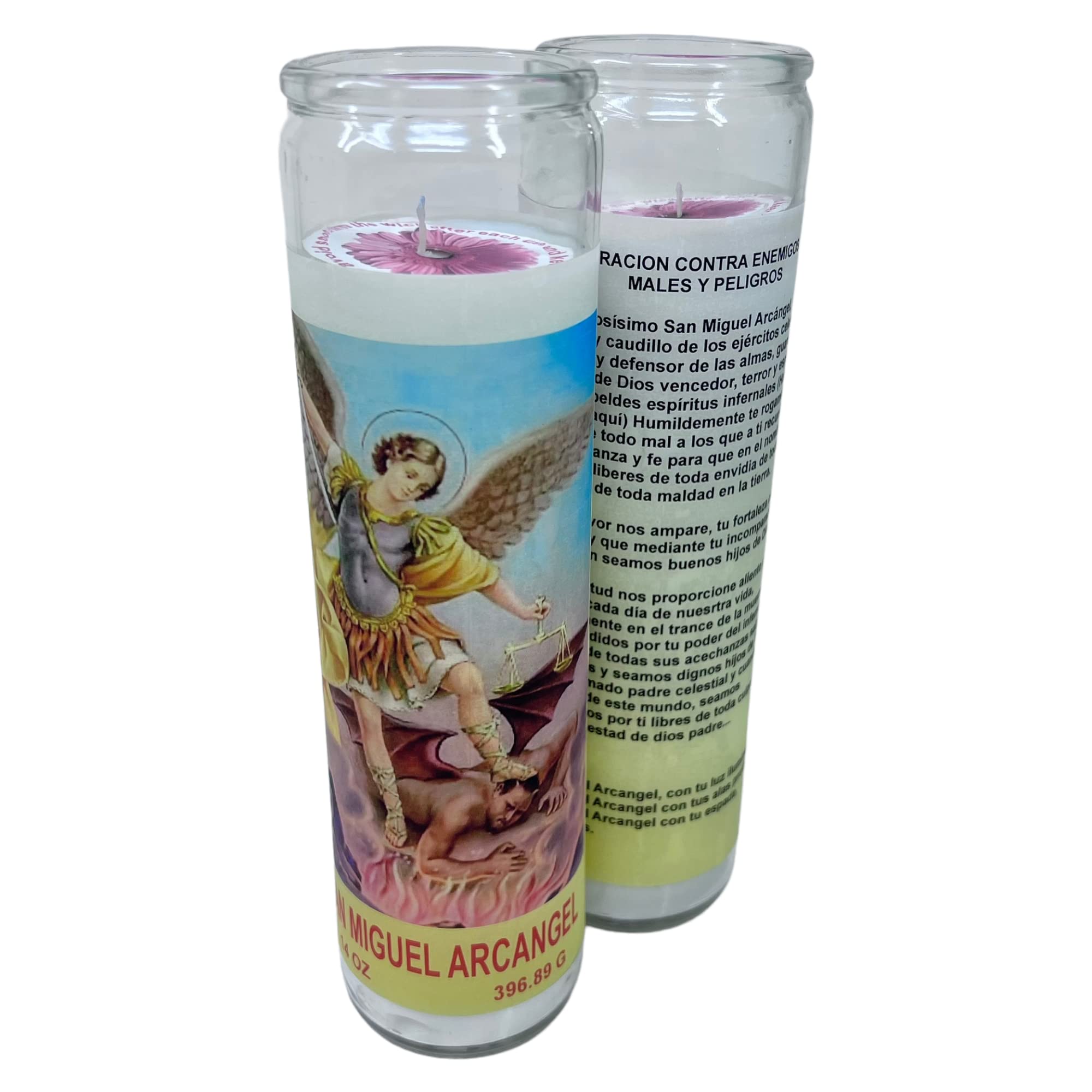 Oracion en reverso de San Miguel Arcangel vela