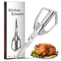 Sancagy Kitchen Scissors heavy duty with precision-ground stainless steel blades