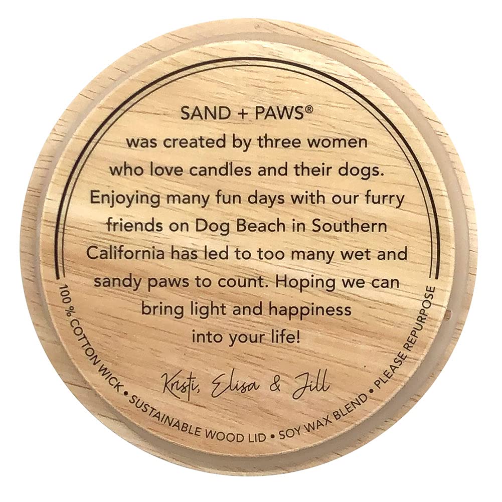 Base notes leather sandalwood amber woods Sand + Paws