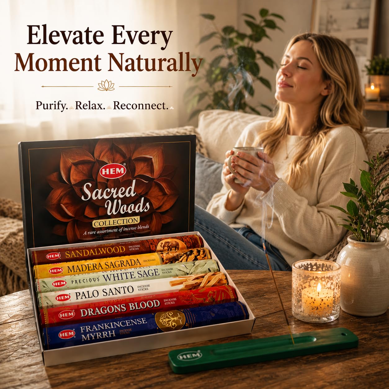 Sandalwood incense sticks boxed 20 per fragrance