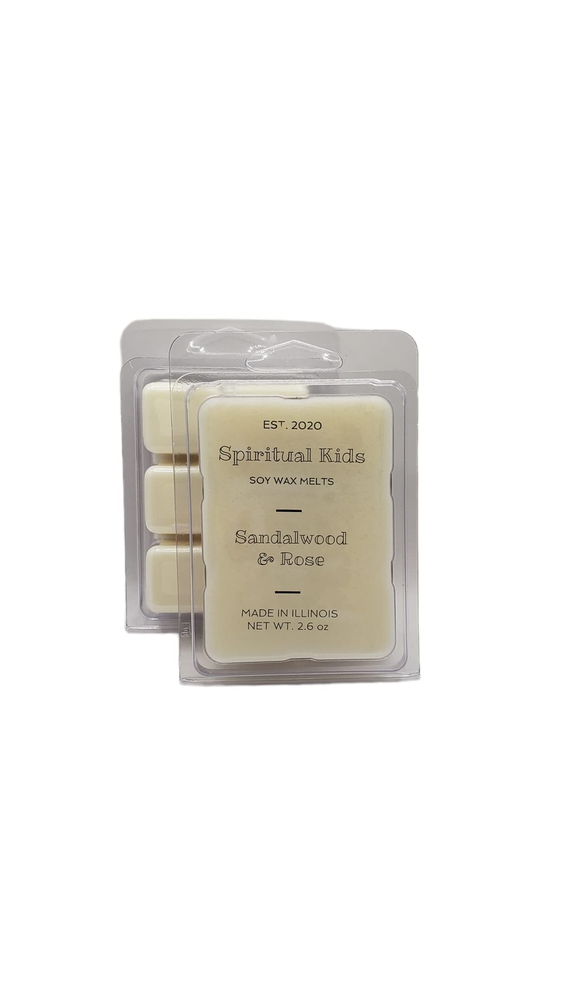 Sandalwood & Rose floral wax melts 2.6oz 1 Pack 6 cubes