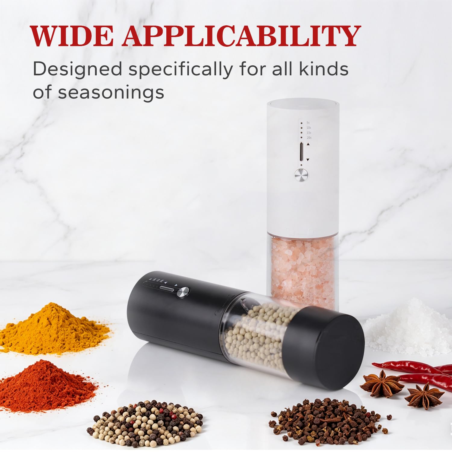 Gift-ready SANMAS electric grinder set in premium packaging