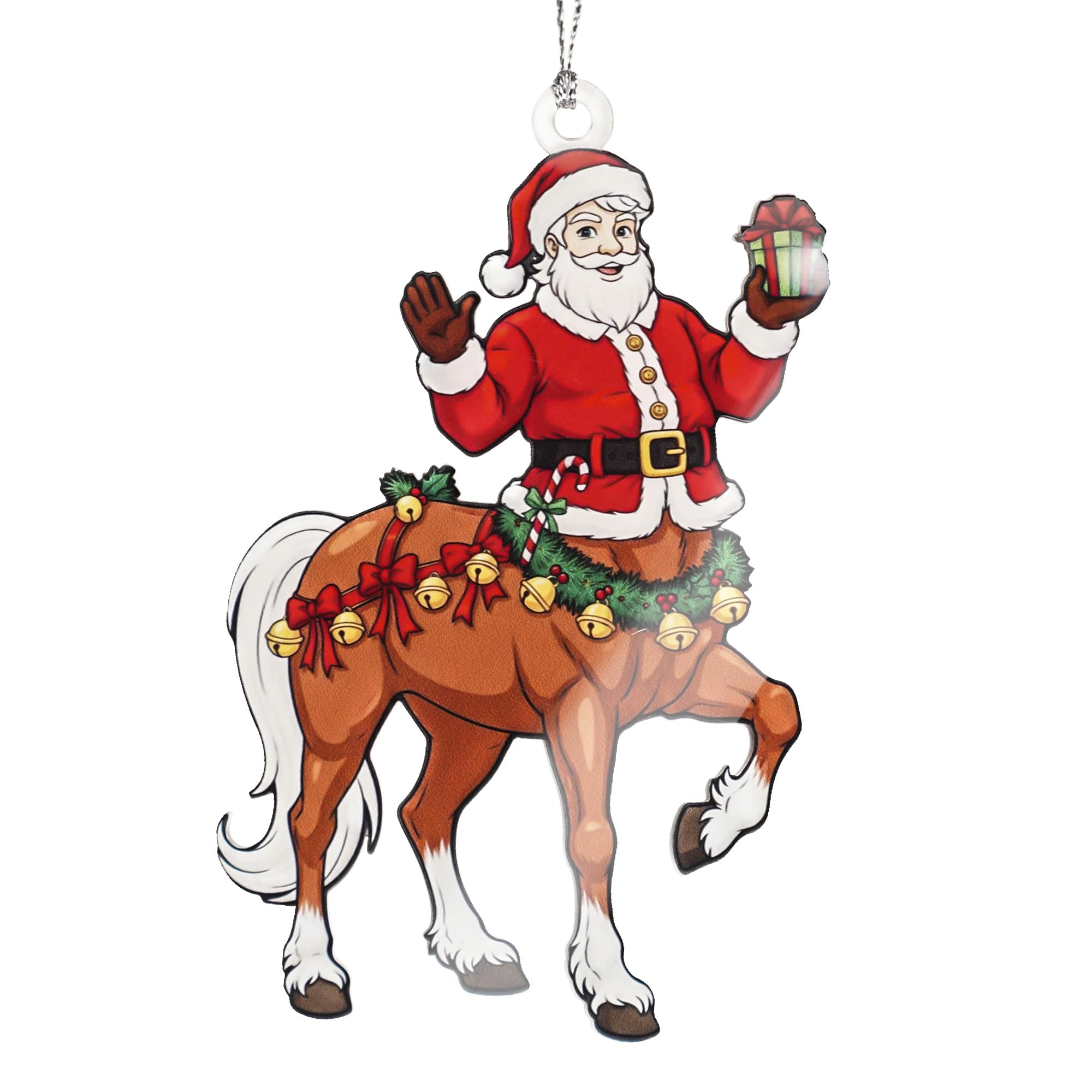 Santa Centaur Christmas Ornament product photo