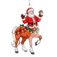 Santa Centaur Christmas Ornament product photo