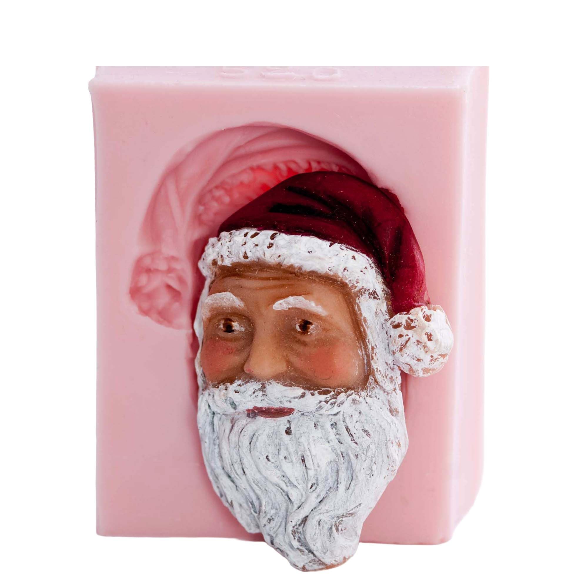 Santa Face Silicone Mold for fondant and chocolate
