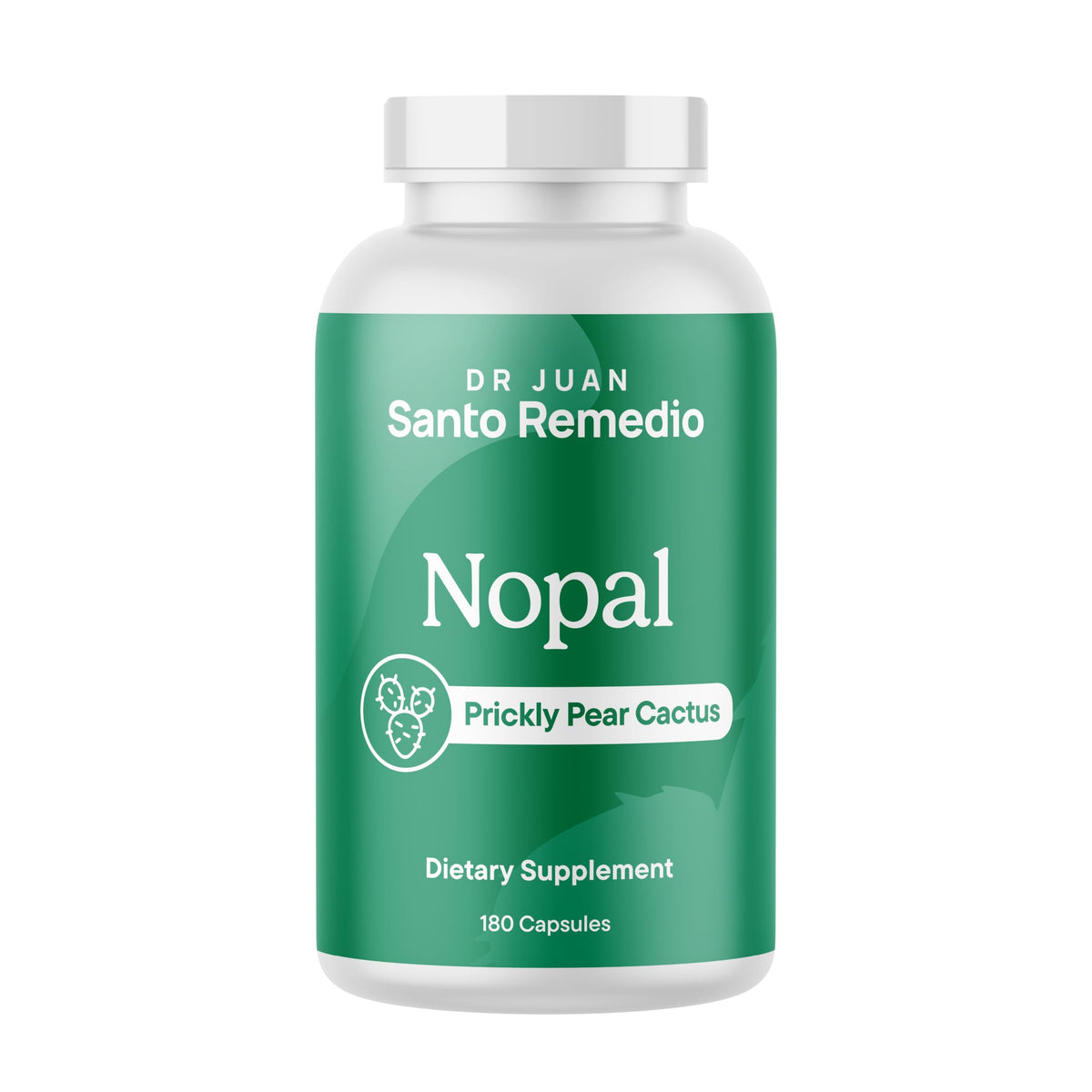 Santo Remedio Nopal product label